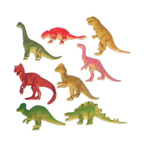 Dinosaur Cake Toppers - 8 pk - Click Image to Close